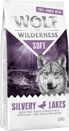 Produktbild von Wolf of Wilderness Soft Silvery Lakes Hundefutter Freiland-Huhn und Ente getreidefrei 2 x 12 kg - 12 kg
