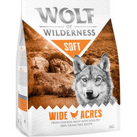 Produktbild von Wolf of Wilderness Soft Wide Acres Hundefutter Huhn getreidefrei 1 kg - 5 x 1 kg