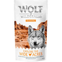 Produktbild von Wolf of Wilderness Training Explore the Wide Acres Hundetraining Trockenfleisch Huhn 3 x 100 g getreidefrei - 3 x 100 g