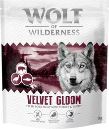 Produktbild von Wolf of Wilderness Velvet Gloom Hundefutter Truthahn und Forelle getreidefrei 4 x 1 kg