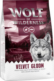 Produktbild von Wolf of Wilderness Velvet Gloom Hundefutter Truthahn und Forelle getreidefrei Adult 5 x 1 kg - 5 x 1 kg