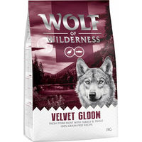 Produktbild von Wolf of Wilderness Velvet Gloom Hundefutter Truthahn und Forelle getreidefrei Adult 5 x 1 kg - 5 x 1 kg