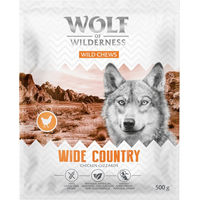 Produktbild von Wolf of Wilderness Wide Country Hühnermägen Kausnack für Hunde getreidefrei und monoprotein 3 x 500 g