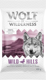 Produktbild von Wolf of Wilderness Wild Hills Hundefutter Adult Ente getreidefrei 100 g