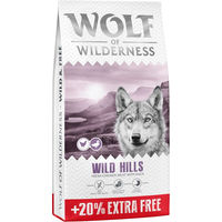 Produktbild von Wolf of Wilderness Wild Hills Hundefutter Adult Ente Getreidefrei 14,4 kg