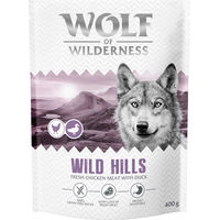 Produktbild von Wolf of Wilderness Wild Hills Hundefutter Adult Ente getreidefrei 400 g