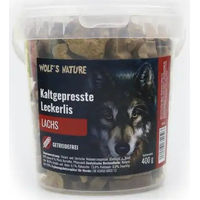 Produktbild von Wolf's Nature Dog Bites Belohnungssnack für Hunde mit Lachs getreidefrei und kaltgepresst
