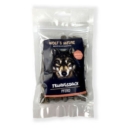 Produktbild von Wolf's Nature Trainingssnack Belohnungssnack für Pferde 100 g