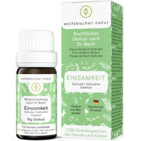 Produktbild von Wolfsbacher Natur Bachblüten Einsamkeit Globuli zur Beruhigung für Hunde und Katzen 10 g - 1200 Stk.