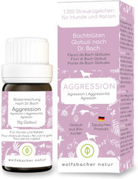 Wolfsbacher Natur Bachblüten Globuli Beruhigung für Hunde und Katzen 10 g – Bild 1 von 8