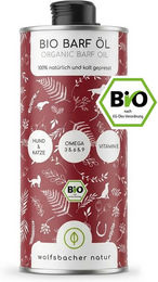 Wolfsbacher Natur Bio Barf Öl für Hunde 1 Liter Vegan mit Omega 3-6-9 - 1 l – Bild 1 von 8