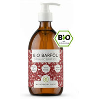 Produktbild von Wolfsbacher Natur Bio Barf Öl für Hunde 500 ml vegan mit Omega 3-6-9 für Haut Fell und Verdauung - 500 ml