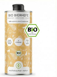 Wolfsbacher Natur Bio Bierhefe flüssig für Hunde und Katzen 1 Liter zur Haut- und Fellpflege - 1 l – Bild 1 von 4