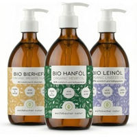 Produktbild von Wolfsbacher Natur Bio Futteröl Set 3 x 500ml