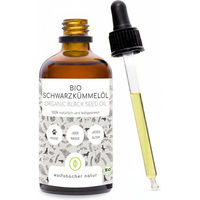 Produktbild von Wolfsbacher Natur Bio Schwarzkümmelöl für Hunde 100 ml kaltgepresst vegan - 100 ml