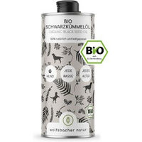 Produktbild von Wolfsbacher Natur Bio Schwarzkümmelöl für Hunde 250 ml vegan - 250 ml