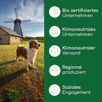 Produktbild von Wolfsbacher Natur Futteröl Set für Hunde und Katzen mit Bio Leinöl, Lachsöl und Bio Hanfsamenöl 3 x 100ml kaltgepresst