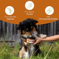 Produktbild von Wolfsbacher Natur Gelenke & Knochen Funktionssnack für Hunde mit Grünlippmuschel und MSM 3x 900g - 3 x 300 g