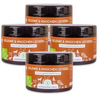 Produktbild von Wolfsbacher Natur Gelenke & Knochen Funktionssnack für Hunde mit Grünlippmuschel und MSM 4x 1200g - 4 x 300 g