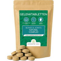 Produktbild von Wolfsbacher Natur Gelenktabletten für Hunde mit Grünlippmuschel, MSM und Glucosamin – 100 Stück