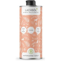 Produktbild von Wolfsbacher Natur Lachsöl PLUS Haut-Fell-Supplement für Hund und Katze 1 l