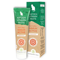 Produktbild von Wolfsbacher Natur Multi-Vitamin Paste für Katzen mit Vitaminen und Taurin zur Unterstützung von Immunsystem sowie Haut und Fell 100 g