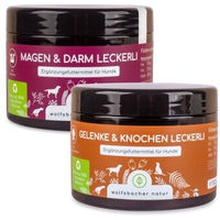 Produktbild von Wolfsbacher Natur Vorteils-Set Double Funktionssnack getreidefrei und zuckerfrei für Hunde aller Altersstufen und Größen 300g
