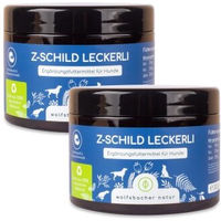 Produktbild von Wolfsbacher Natur Z-Schild Funktionssnack für Hunde mit Schwarzkümmelöl und Kokosöl 2x 600g - 2 x 300 g