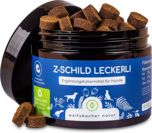 Wolfsbacher Natur Z-Schild Funktionssnacks für Hunde mit Insekten getreidefrei 300 g – Bild 1 von 7