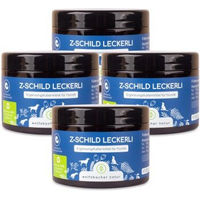Produktbild von Wolfsbacher Z-Schild Funktionssnack für Hunde mit Schwarzkümmelöl und Kokosöl 4x 1200g - 4 x 300 g