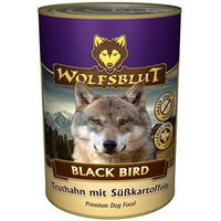 Produktbild von Wolfsblut Adult Black Bird Hundefutter Truthahn mit Süßkartoffeln Stückchen in Sauce 6x395g - 6 x 395 g