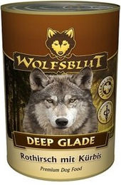 Produktbild von Wolfsblut Adult Deep Glade Hundefutter mit Rothirsch und Kürbis Stückchen in Sauce 6x395g - 6 x 395 g