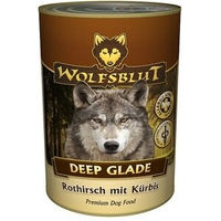 Produktbild von Wolfsblut Adult Deep Glade Hundefutter mit Rothirsch und Kürbis Stückchen in Sauce 6x395g - 6 x 395 g