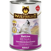 Produktbild von Wolfsblut Adult VetLine Renal Hund Nassfutter Huhn 6x395 g Diätfutter für Nieren und Harntrakt - 6 x 395 g