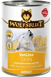 Wolfsblut Adult VetLine Skin Nassfutter Weißer Meeresfisch Hypoallergen Getreidefrei 6x395g - 6 x 395 g – Bild 1 von 2