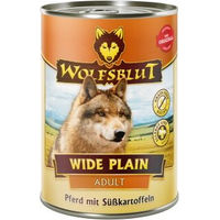 Produktbild von Wolfsblut Adult Wide Plain Pferd mit Süßkartoffeln Stückchen in Sauce Hypoallergen Getreidefrei 6x395g - 6 x 395 g