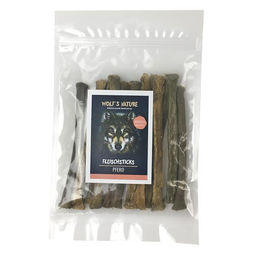 Produktbild von Wolfsblut Belohnungssnack Pferde-Fleischsticks getreidefrei und hypoallergen 100 g