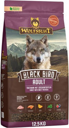 Produktbild von Wolfsblut Black Bird Hundefutter Adult Getreidefrei 2x12,5kg - 2 x 12,5 kg