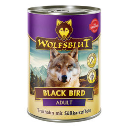 Produktbild von Wolfsblut Black Bird Hundefutter Adult Getreidefrei 6x395g