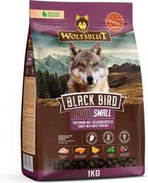 Wolfsblut Black Bird Hundefutter für kleine Rassen Adult Truthahn Getreidefrei 1 kg - 1 kg – Bild 1 von 2