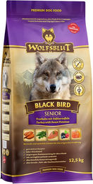 Produktbild von Wolfsblut Black Bird Hundefutter Senior Truthahn und Pute 2x12,5kg