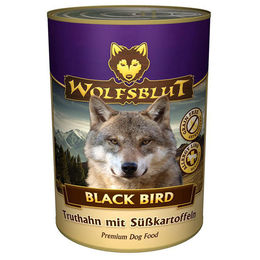 Wolfsblut Black Bird Hundefutter Truthahn Nassfutter getreidefrei und glutenfrei 6 x 395 g - 6 x 395 g – Bild 1 von 2
