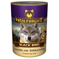 Produktbild von Wolfsblut Black Bird Hundefutter Truthahn Nassfutter getreidefrei und glutenfrei 6 x 395 g - 6 x 395 g