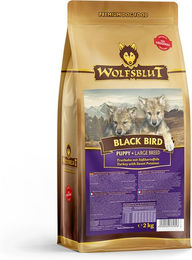 Wolfsblut Black Bird Hundetrockenfutter Truthahn und Ente für große Rassen Welpen Getreidefrei 2 kg - 2 kg – Bild 1 von 7