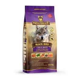 Wolfsblut Black Bird Large Breed Hundetrockenfutter Truthahn mit Süßkartoffel getreidefrei Adult 12,5 kg - 12,5 kg – Bild 1 von 5