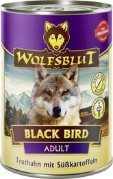 Wolfsblut Black Bird Nassfutter Adult Truthahn Stückchen in Sauce getreidefrei 6 x 395 g - 12 x 395 g – Bild 1 von 4