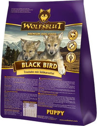 Produktbild von Wolfsblut Black Bird Welpenfutter Truthahn Getreidefrei 2kg - 2 kg
