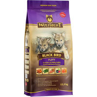 Produktbild von Wolfsblut Black Bird Welpenfutter Truthahn Getreidefrei 2x12,5kg