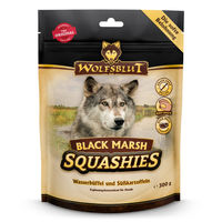 Produktbild von Wolfsblut Black Marsh Squashies Belohnungssnack für Hunde mit Büffel und Wild getreidefrei und hypoallergen 300 g - 6 x 300 g