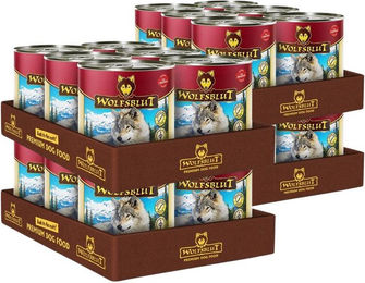 Wolfsblut Blue Mountain Adult Getreidefreies Nassfutter für Hunde mit Wild 24x800g – Bild 1 von 2
